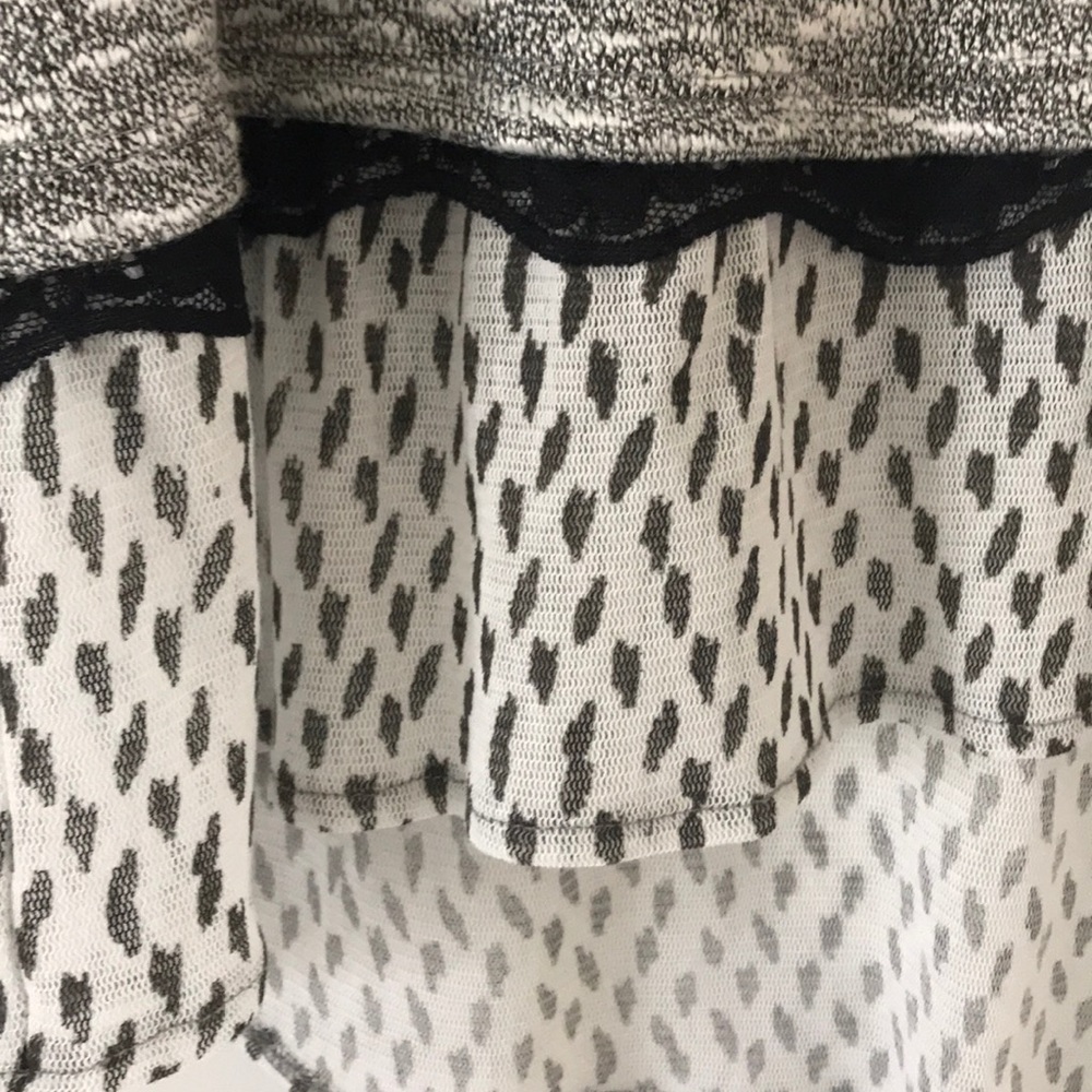 Carolyn Taylor high/low layered look sweater. Ned - Picture 3 of 5